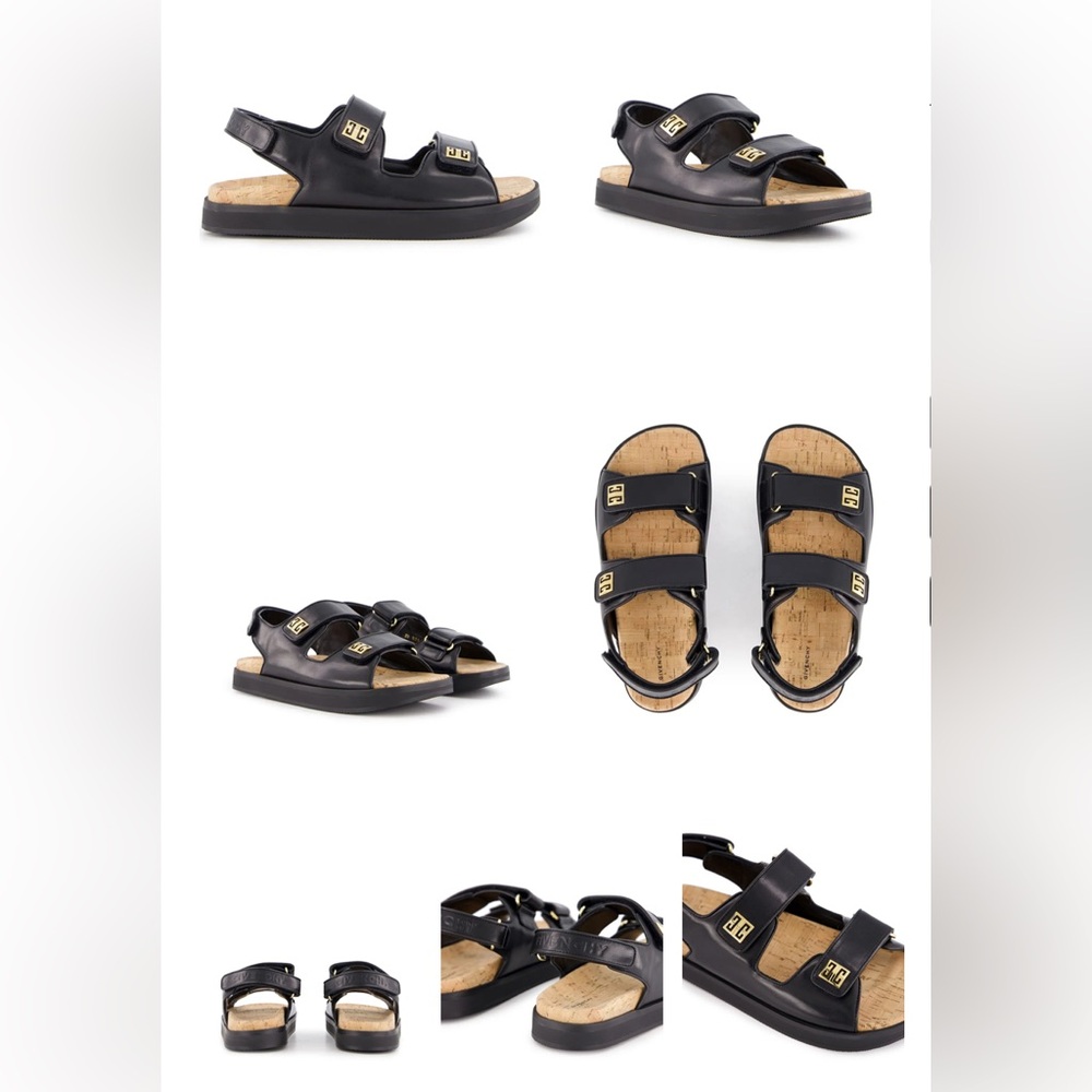 Givenchy 4G leather sandals size 39 _ US 9 NWOT -